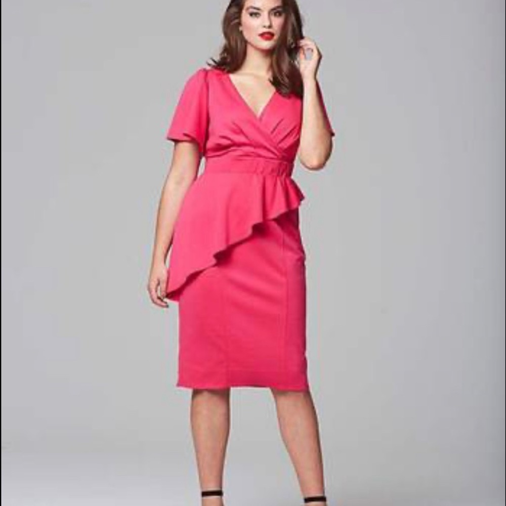 Scarlett & Jo figure-flattering pink dress, 22